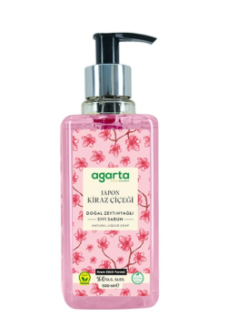 Agarta Doğal Japon Kirazı Çiçeği Sıvı Sabun 500 ml