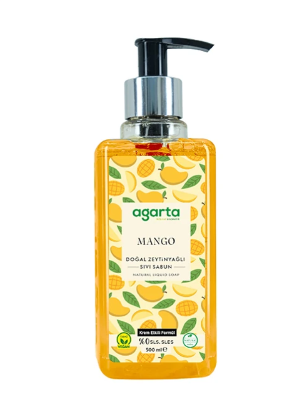 Agarta Doğal Mango Sıvı Sabun 500 ml