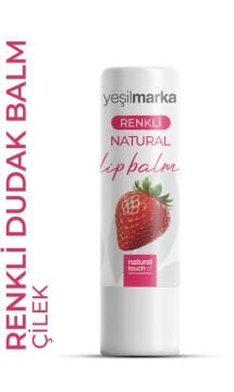 Yeşilmarka Renkli Doğal Dudak Balmı Çilek