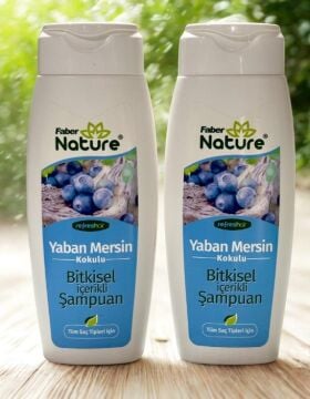 Faber Naturex Yaban Mersinli Saç Şampuanı (400 ml Şişe)*2li Set