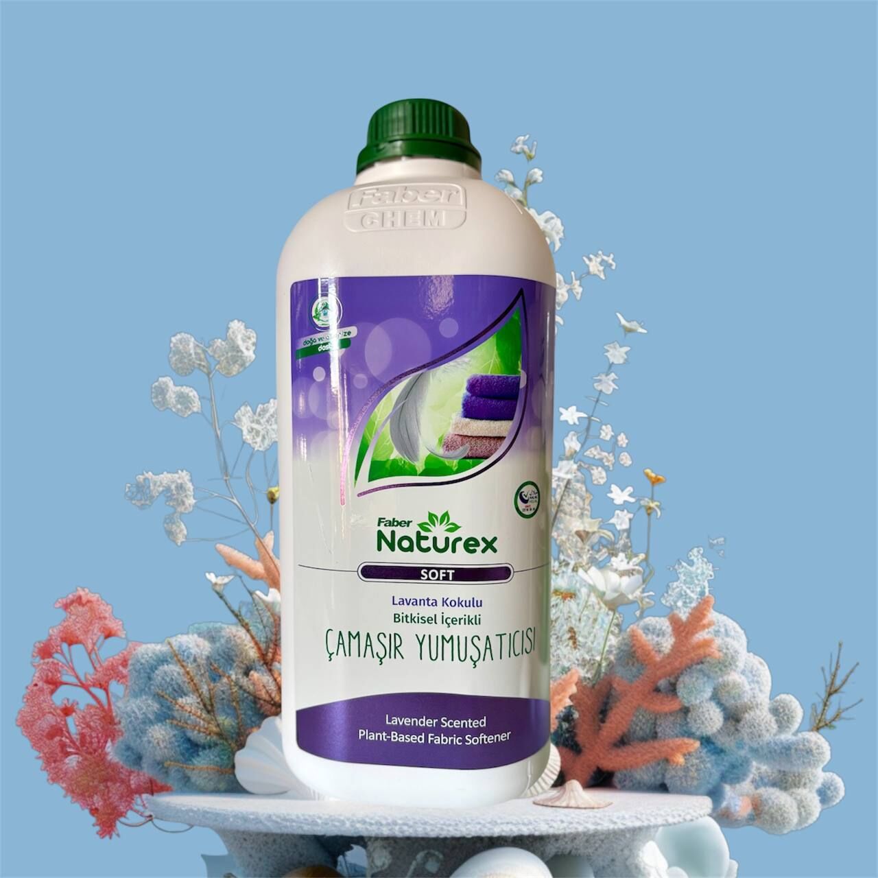 Faber Naturex Bitkisel İçerikli Çamaşır Yumuşatıcısı Lavanta Kokulu 2.5lt