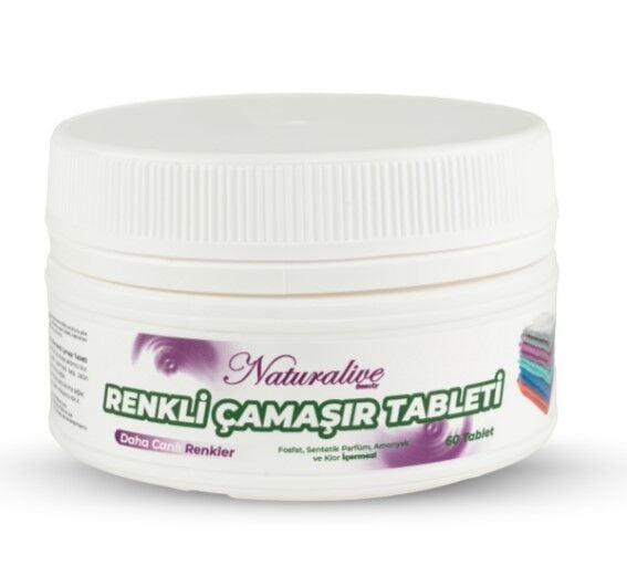 Naturalive Renkli Çamaşır Tableti 60 Tablet