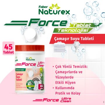 Faber Naturex Bitkisel Esaslı Çamaşır Suyu Tableti 45 Tablet
