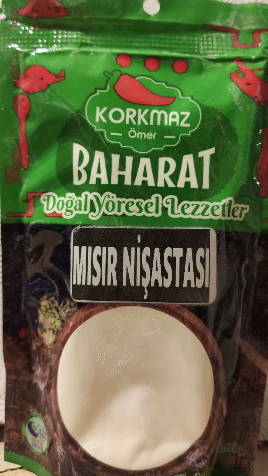 Korkmaz Baharat Mısır Nişastası 100gr