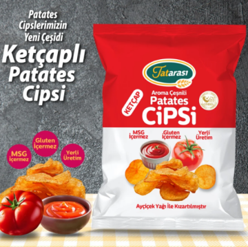 Tatarası Ketçaplı Patates Cipsi 70 Gr