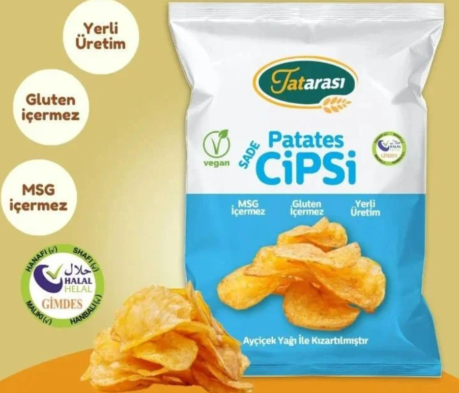 Tatarası Sade Patates Cipsi 70gr