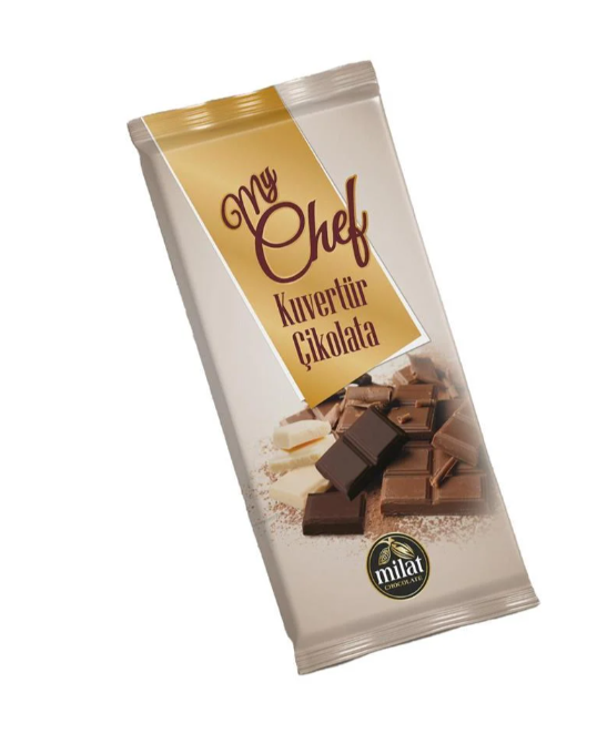 Milat Mychef Bitter Kuvertür Çikolata 200 g