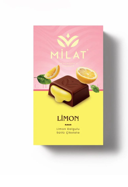 Milat Limon Dolgulu Sütlü Çikolata 60 g