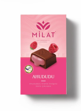 Milat Ahududu Dolgulu Sütlü Çikolata 60 g