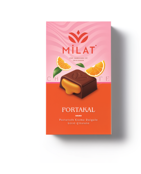Milat Portakal Dolgulu Sütlü Çikolata 60 g