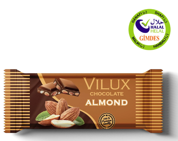 Milat Vilux Bademli Tablet Çikolata 70 g