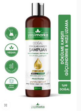 Yeşilmarka Doğal Saç Dökülmesi Karşıtı Şampuan 400 ml