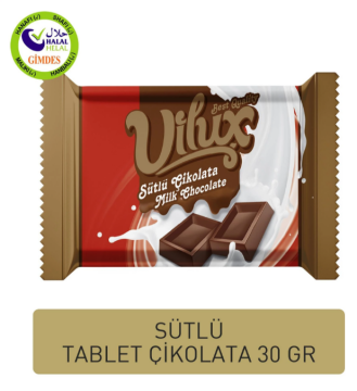 Milat Vilux Sütlü Tablet Çikolata 30 g
